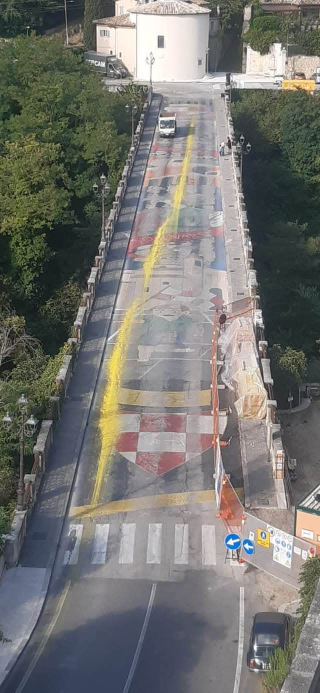 Quintana di Ascoli - Atti vandalici sui ponti di Piazzarola, Porta Tufilla e Porta Solestà
